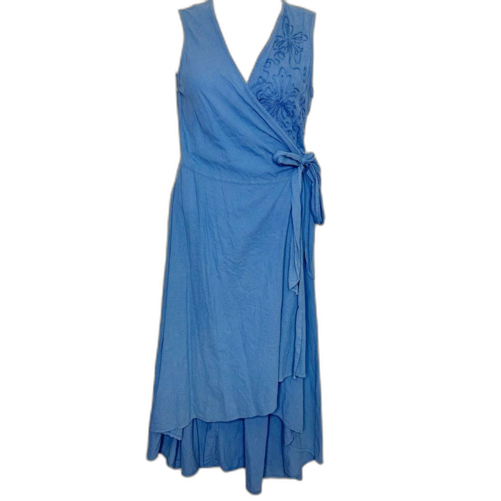 Soft Surroundings Wrap Maxi Dress Small